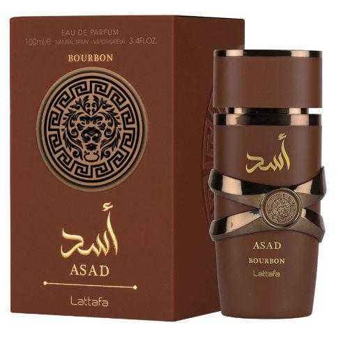 Lattafa Asad Bourbon by Lattafa Eau De Parfum Spray 3.4 oz For Men