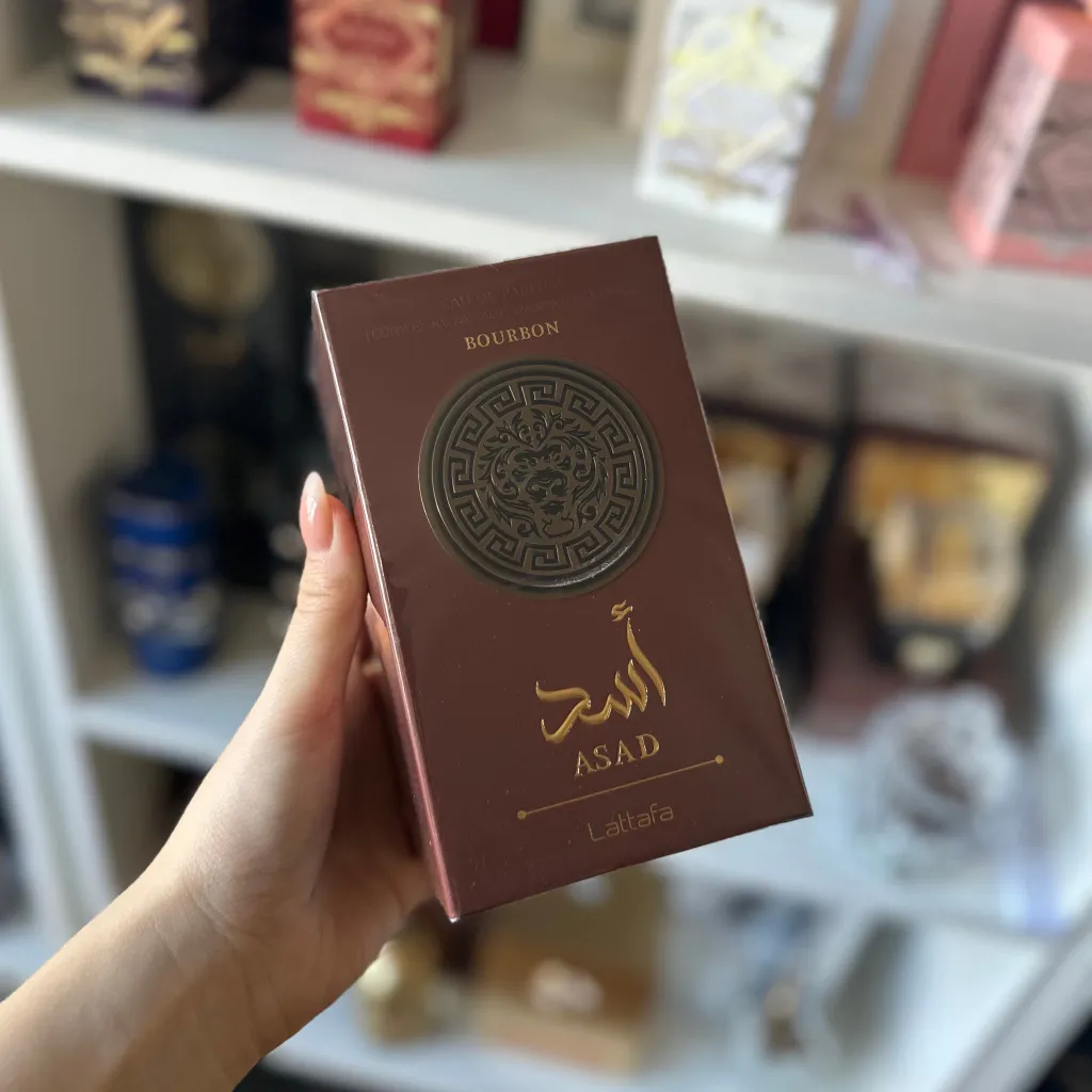 Lattafa Asad Bourbon by Lattafa Eau De Parfum Spray 3.4 oz For Men