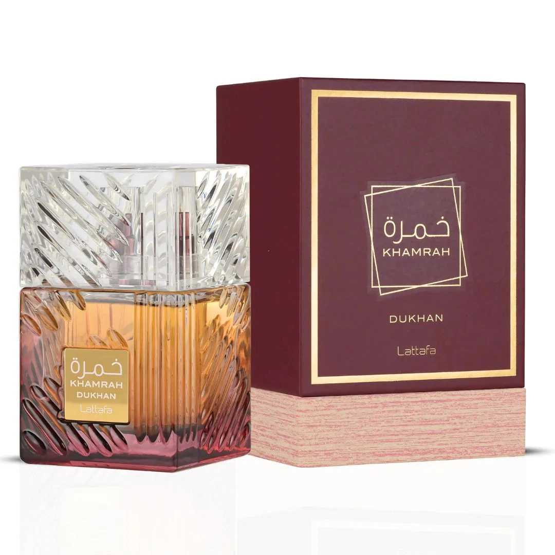 Khamrah Dukhan Lattafa Eau De Parfum Spray 3.4 Oz 100 Ml