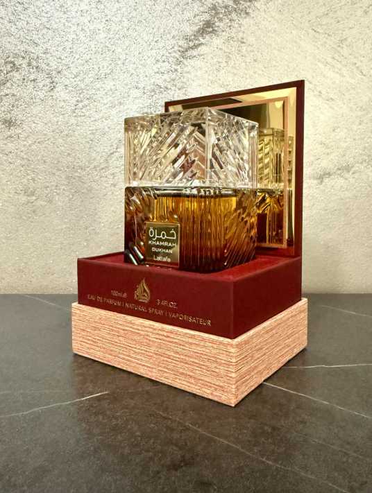 Khamrah Dukhan Lattafa Eau De Parfum Spray 3.4 Oz 100 Ml