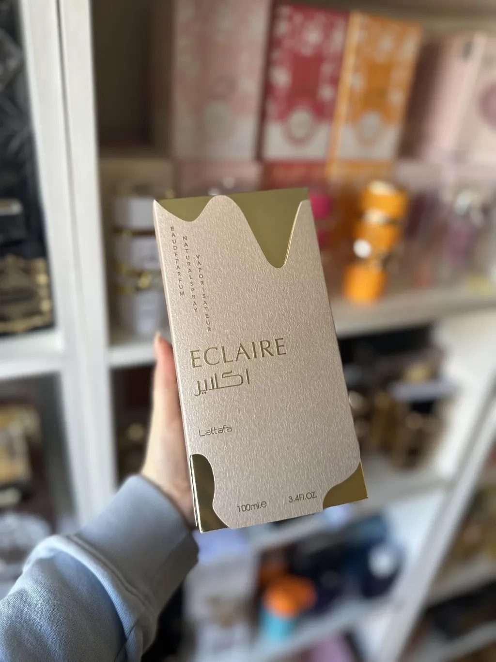 Lattafa Eclaire Eau de Parfum Spray for Women, 3.4 Ounce