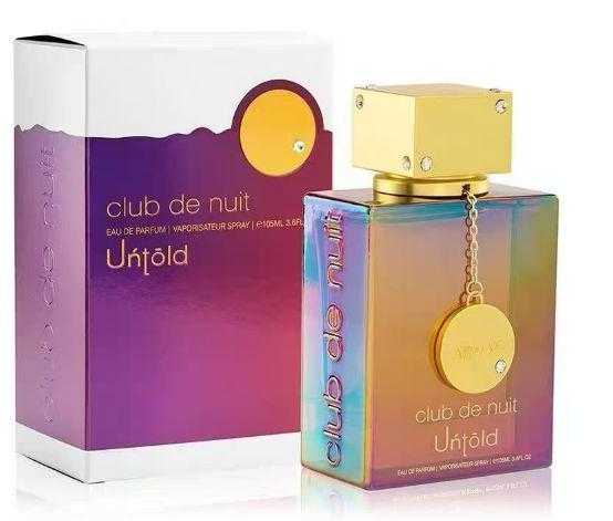 Armaf Club De Nuit Untold for Unisex Eau de Parfum Spray, 3.6 Ounce